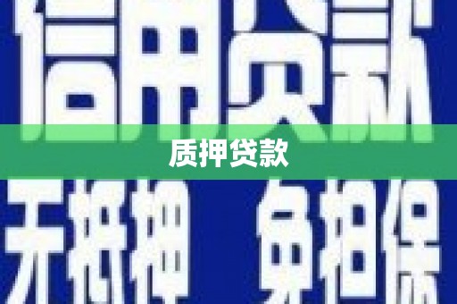 洛川质押贷款