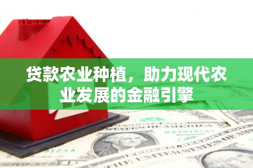 洛川贷款农业种植，助力现代农业发展的金融引擎