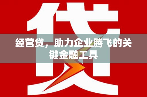 洛川经营贷，助力企业腾飞的关键金融工具
