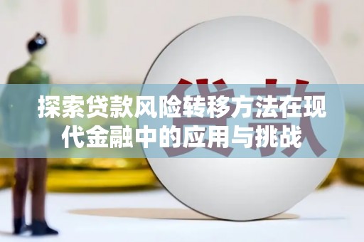 洛川探索贷款风险转移方法在现代金融中的应用与挑战
