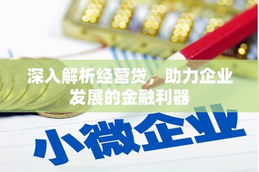 洛川深入解析经营贷，助力企业发展的金融利器