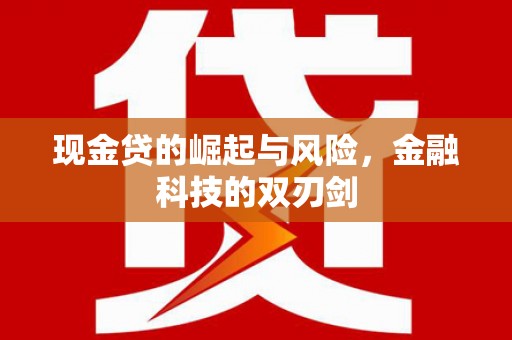洛川现金贷的崛起与风险，金融科技的双刃剑