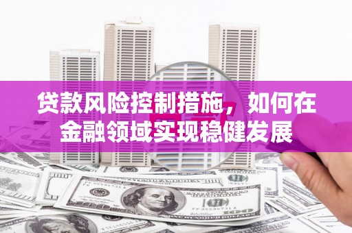洛川贷款风险控制措施，如何在金融领域实现稳健发展