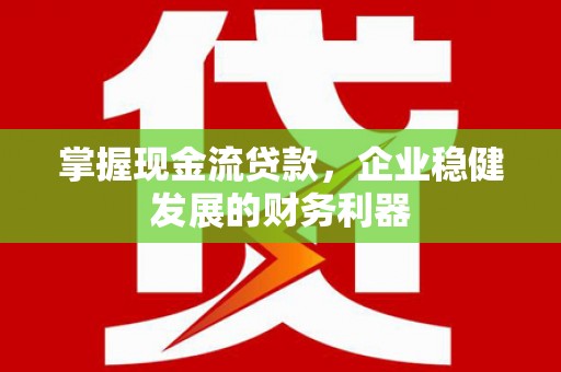 洛川掌握现金流贷款，企业稳健发展的财务利器