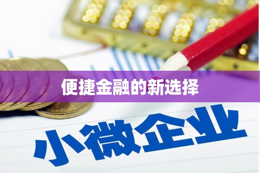 洛川便捷金融的新选择