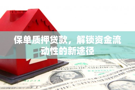 洛川保单质押贷款，解锁资金流动性的新途径