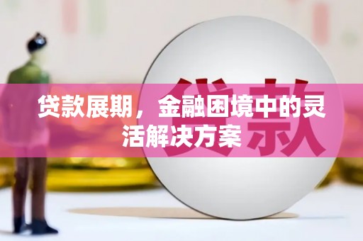 洛川贷款展期，金融困境中的灵活解决方案