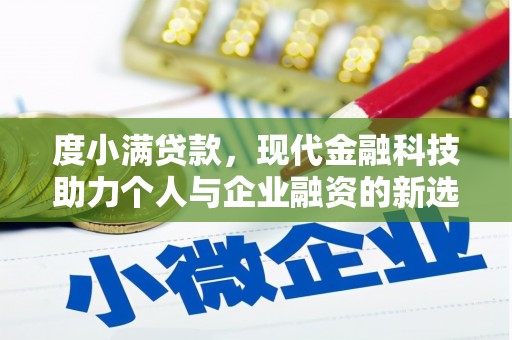 洛川度小满贷款，现代金融科技助力个人与企业融资的新选择