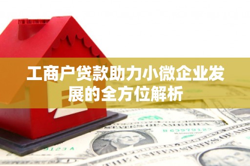 洛川工商户贷款助力小微企业发展的全方位解析