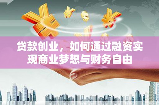 洛川贷款创业，如何通过融资实现商业梦想与财务自由