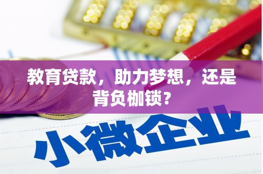 洛川教育贷款，助力梦想，还是背负枷锁？