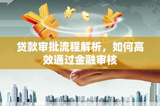 洛川贷款审批流程解析，如何高效通过金融审核
