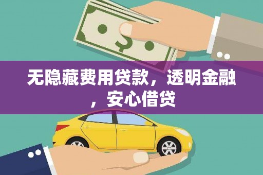 洛川无隐藏费用贷款，透明金融，安心借贷