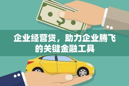 洛川企业经营贷，助力企业腾飞的关键金融工具