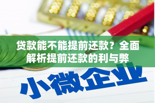 洛川贷款能不能提前还款？全面解析提前还款的利与弊