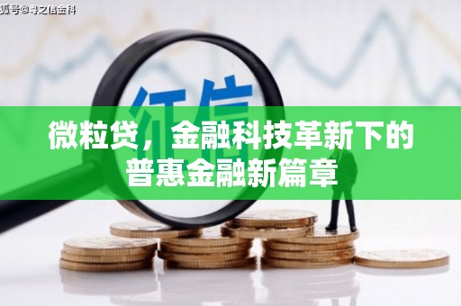 洛川微粒贷，金融科技革新下的普惠金融新篇章