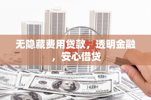 洛川无隐藏费用贷款，透明金融，安心借贷