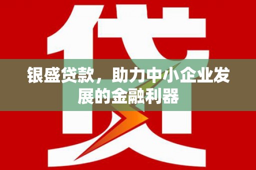 洛川银盛贷款，助力中小企业发展的金融利器