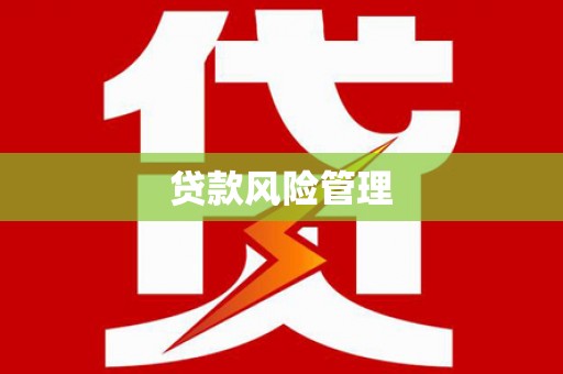 洛川贷款风险管理