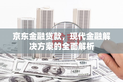 洛川京东金融贷款，现代金融解决方案的全面解析