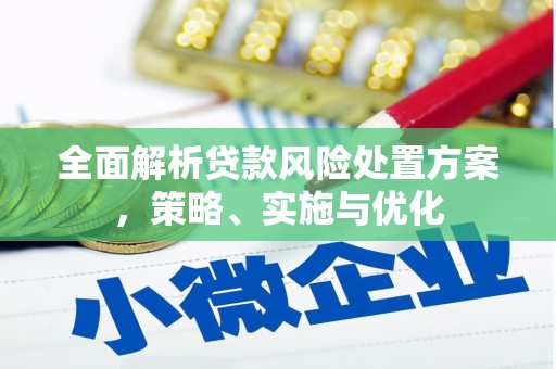 洛川全面解析贷款风险处置方案，策略、实施与优化