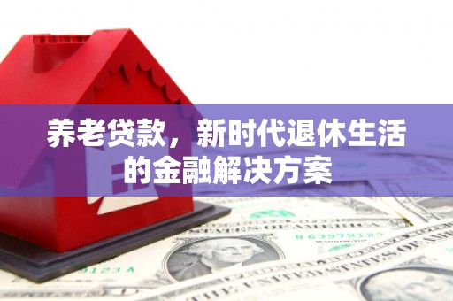 洛川养老贷款，新时代退休生活的金融解决方案