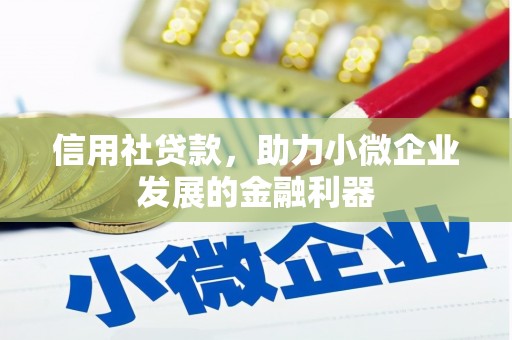 洛川信用社贷款，助力小微企业发展的金融利器