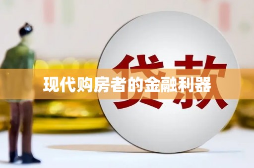 洛川现代购房者的金融利器