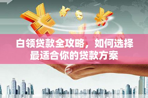 洛川白领贷款全攻略，如何选择最适合你的贷款方案